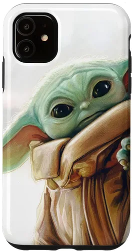 Vista 8 de Star Wars The Mandalorian Grogu - Carcasa blanca para iPhone 17