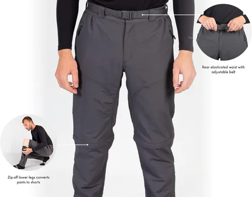 Vista 3 de Endura Hummvee - Pantalón de ciclismo con cremallera para hombre