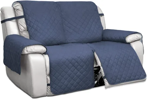 Vista 23 de PureFit Fundas de Sofá Reversibles Resistentes al Agua para Sofá Reclinable de 3 Asientos - Funda Antideslizante para Sofá Reclinable Dividido de 3