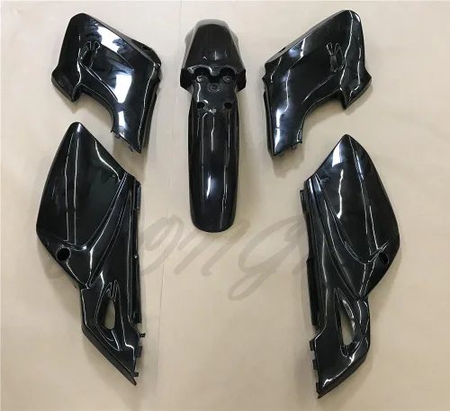 Vista 5 de HONGK - Kit de 7 cubiertas de carenado de plástico negro compatibles con Baja Dirt Runner 125 [B076XXKZ6J]