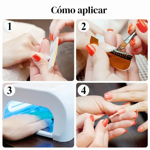 Vista 4 de Subay 200 formas de uñas largas profesionales para uñas acrílicas, uñas de poligel, formas de extensión de uñas gruesas para puntas de arte de uñas