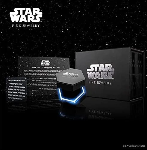 Vista 5 de Star Wars Fine Jewelry The Wookiee - Anillo para hombre, ojo de tigre, piedra preciosa, plata, Metal, ojo de tigre