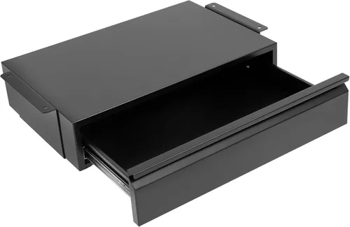 Vista 10 de Mount-It! Kit de cajón extraíble para debajo del escritorio con estante para laptop y tablet, organizador de almacenamiento de oficina, se monta