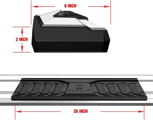 Vista 3 de APS Estribos de barras Nerf cromadas estilo OE compatibles con Nissan Frontier 2005-2024 Crew Cab