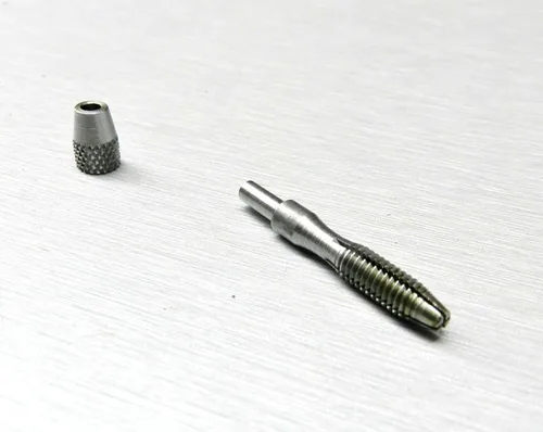 Vista 6 de Micro Chuck A-MC2 Mini Mandril Chuck Adaptador Herramienta Rotativa 1/8 Mango Hecho en Estados Unidos por JTS