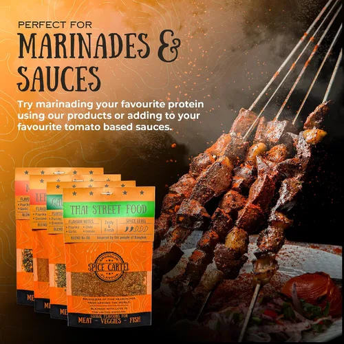 Vista 6 de Spice Cartel Shawarma libanés. Mezcla artesanal de hierbas y especias inspirada en el Líbano. Dale vida a tu pollo con este delicioso adobo. Bolsa