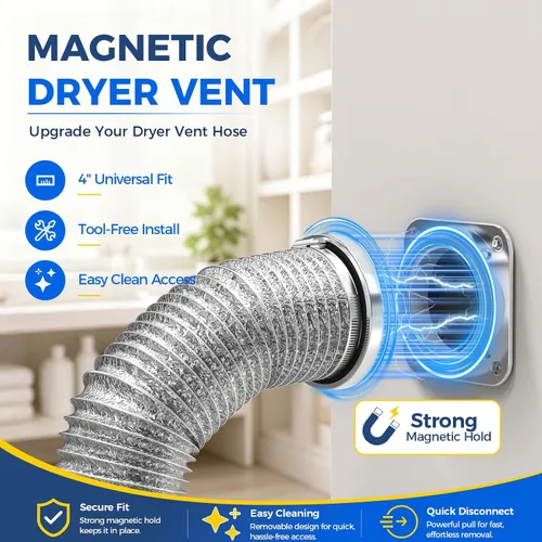 Vista 2 de ALORAIR Equipo magnético DV180 del conector de ventilación del secador