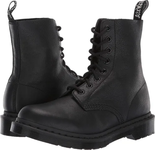 Vista 20 de Dr. Martens, Botas industriales ligeras para mujer Maple Zip con puntera de acero Marrón oscuro