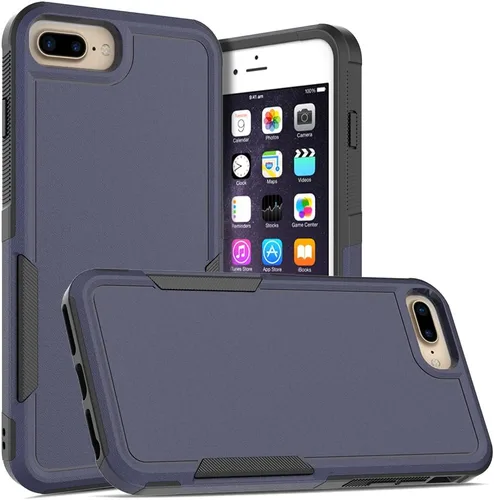Vista 53 de Funda protectora para iPhone 8 Plus, iPhone 7 Plus de 5.5 pulgadas, a prueba de golpes, resistente y duradera, color verde