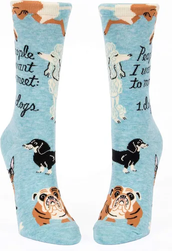 Vista 2 de Calcetines deportivos novedosos para mujer, tallas de la 5 a la 10, con anillo, de Blue Q