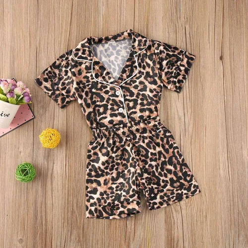 Vista 57 de Conjunto de pijama de manga larga con botones para niña pequeña, conjunto de ropa de dormir