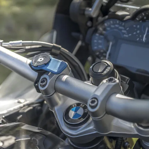 Vista 4 de Quad Lock Soporte de teléfono para manillar de motocicleta para iPhone, Galaxy Pixel y adaptadores universales