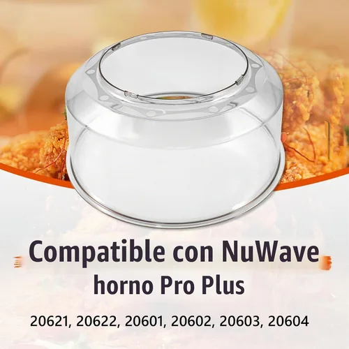 Vista 3 de Reemplazo de cúpula de potencia transparente para Nuwave Oven Pro Plus, cubierta de plástico transparente resistente a impactos y calor, pieza