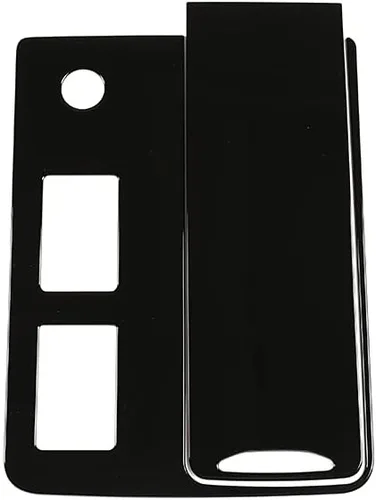 Vista 2 de YIWANG LHD para Land Rover Discovery 5 2021-2022 ABS Panel de engranajes de control central del coche decorativo Marcos Cubiertas etiqueta engomada