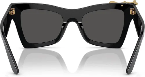 Vista 3 de Dolce & Gabbana DG4434-50187 Gafas de Sol NEGRO con GRIS OSCURO 2.008 in, 50187