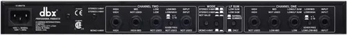 Vista 2 de dbx 234s estéreo de 2 vías, mono crossover de 4 vías