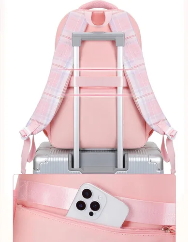 Vista 6 de Mochila Vivixilan Kawaii, Resistente al Agua y Transpirable con Múltiples Bolsillos, Adecuada para Viajes y como Regalo de Cumpleaños