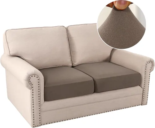 Vista 29 de H.VERSAILTEX Fundas de cojín de vellón para sofá, fundas elásticas para sillas de sala de estar, fundas de sofá modular, tela cómoda y duradera