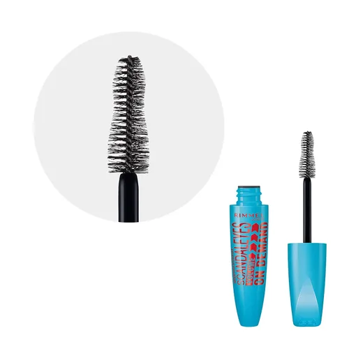 Vista 5 de Rimmel ScandalEyes On Demand - Máscara impermeable - 001 negro