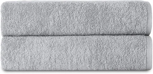 Vista 11 de Towels Beyond - Juego de 2 toallas de baño ultrasuaves de alta calidad, fabricadas con 100% algodón suave, altamente absorbentes y cómodas, ideal
