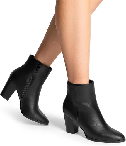 Vista 7 de DREAM PAIRS Botines de tacón grueso para mujer