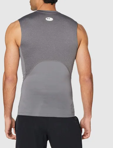 Vista 2 de Under Armour HeatGear - Camiseta de compresión sin mangas, para hombres.