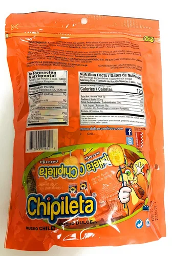 Vista 3 de Chipoleta Mix Lollipop y caramelo caliente en polvo