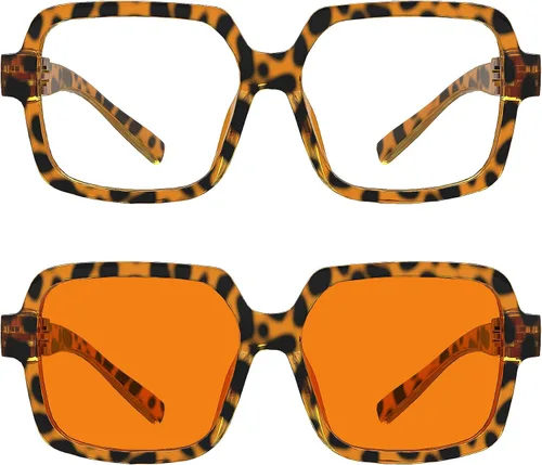 Vista 299 de Eyekepper Gafas de luz azul para hombre y mujer, paquete de 6 lentes Pilot Paquete de 6 color mezclado