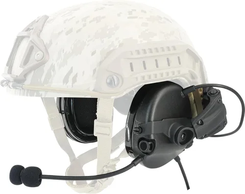 Vista 5 de Auriculares electrónicos de protección de oído con cancelación de ruido para cascos de carril ARC, caza