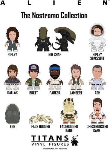 Vista 3 de Colección Alien Titans Colección Nostromo Mini Figuras Mystery Pack