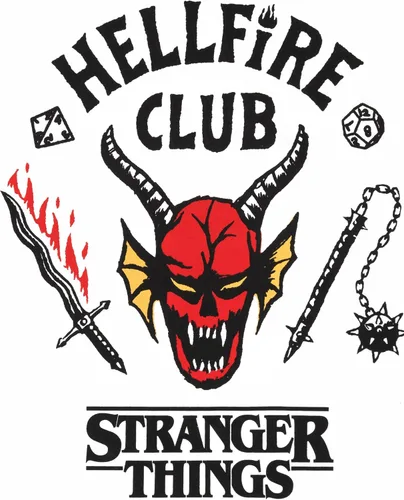 Vista 5 de Stranger Things Hellfire Club - Camiseta para adultos y hombres y mujeres