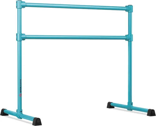Vista 20 de VITA Barre - Barra de ballet doble portátil independiente, extrema, acero Altura fija, fabricada en Estados Unidos, equipo de ejercicio en casa