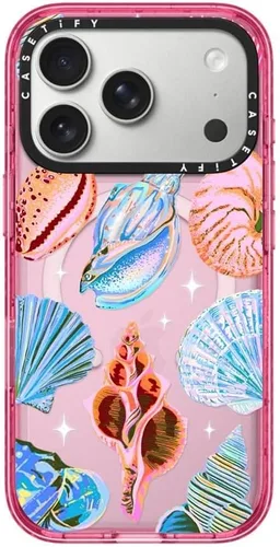 Vista 26 de CASETiFY Impact iPhone Air Case [Delgada/Compatible con Magsafe / 8.2 ft. Protección contra Caídas de Grado Militar 4X] - Lazos - Rosa Arcos