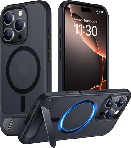 Vista 55 de Funda para iPhone 11 con compatibilidad magnética, [Soporte invisible incorporado][Compatible con MagSafe]
