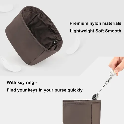 Vista 3 de Joqixon Organizador de bolso para bolsas de Picotin 1822, organizador de bolsas de nailon para bolso y bolso, organizador de bolsas de mano con 9