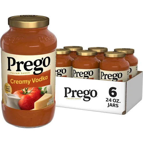 Vista 23 de Prego Tomate grueso con salsa de pasta de ajo y cebolla, tarro de 24 onzas