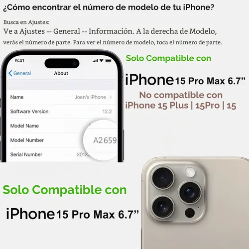 Vista 2 de J.west - Funda compatible con iPhone 15 Pro Max de 6.7 pulgadas, elegante y transparente, con estampado de leopardo y guepardo, diseño nacarado
