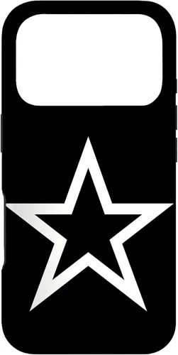 Vista 30 de Y2K Aesthetic Star - Carcasa para iPhone 17, diseño de estrella y negro