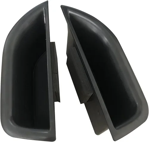 Vista 8 de Manija de bolsillo de almacenamiento lateral delantera, reposabrazos, contenedor de teléfono negro para Mercedes Benz Clase E E350 E400 E500 E63 AMG
