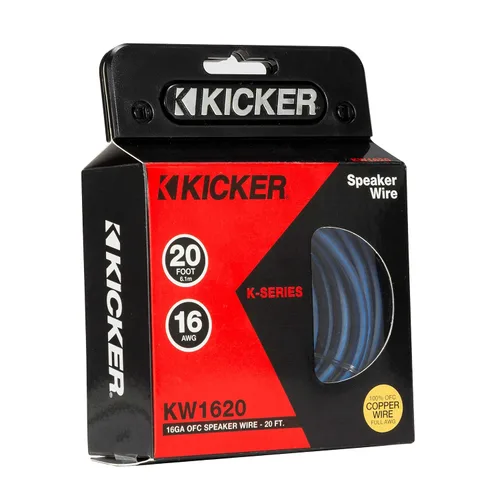 Vista 2 de Kicker Cable de altavoz 46KW1620 Serie K 16AWG, 20 pies
