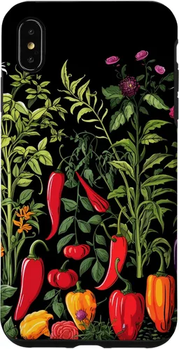 Vista 7 de iPhone 15 Chili Pepper Plants Chillis Garden - Funda de pimienta picante