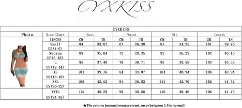 Vista 4 de CYXKISS Vestidos ajustados por debajo de la rodilla para mujer estampado con tirantes delgados espalda descubierta vestido sexy para citas noche