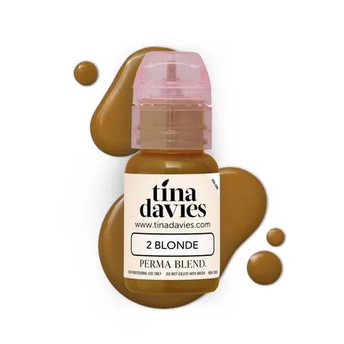 Vista 6 de Tina Davies Professional X Perma Blend Pigmento para cejas – Maquillaje permanente para cejas – Los colores curan fieles al tono – Alta retención