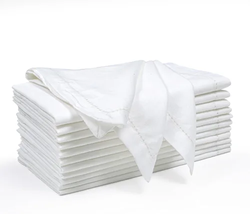 Vista 15 de Servilletas de tela reutilizables para cena en negro y blanco, juego de 12 servilletas de tela de algodón a cuadros de gingam de 16x16 pulgadas