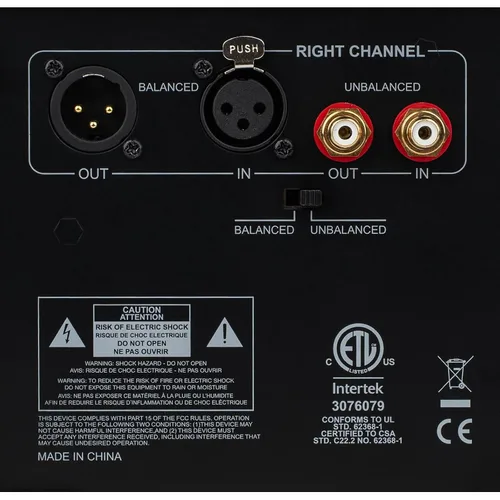 Vista 6 de Dayton Audio Amplificador de potencia estéreo A400 2x200 vatios