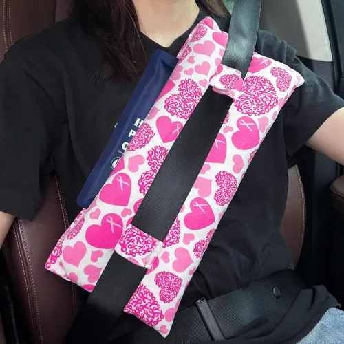 Vista 13 de Almohada para mastectomía, almohada para cinturón de seguridad post cirugía cardíaca, cojín para recuperación de histerectomía, recuperación de Negro
