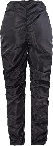 Vista 3 de VWIWV Pantalones deportivos casuales sueltos de cintura media con cordón fruncido a la moda ligeros pantalones harén