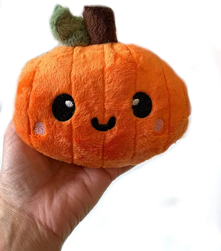 Vista 4 de Peluche de calabaza Kawaii