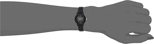 Vista 4 de Casio LQ139A-1B3 reloj clásico de resina para mujer, color negro