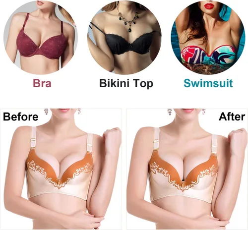 Vista 6 de TopBine Inserciones de almohadillas de sujetador para mujer, copas deportivas extraíbles, inserción de repuesto para bikini